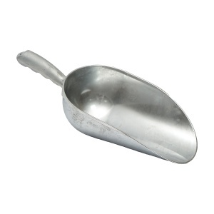 Lopata, scafa pentru hrana, din aluminiu 26x14x9cm - Img 3