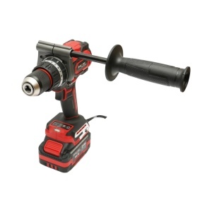 Masina de gaurit si insurubat cu percutie 1000W, 2 acumulatori 21V, 4Ah Li-ion, LED, Brushless, 180Nm, mandrina 13mm, 0-500/2000rpm, maner antivibratie Breckner Germany - Img 5