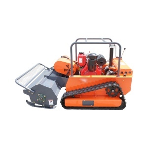 Masina de tuns iarba cu telecomanda pe senile, motor diesel 12.5CP, 499cc, latime de taiere 1000mm THOR - Img 7