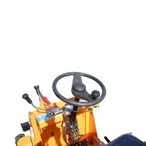 Mini incarcator frontal articulat 800kg 4x4, motor diesel 25CP, capacitate ridicare 400kg, latime cupa 1000mm THOR - Img 7