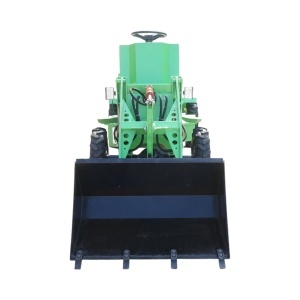 Mini incarcator frontal electric articulat 4x4, 2 motoare brushless 2200W, baterie 60V/70Ah, capacitate ridicare 400kg, latime cupa 1000mm THOR - Img 3