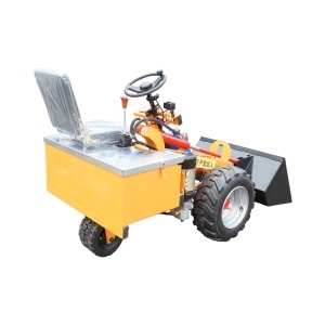 Mini incarcator frontal electric cu 3 roti, 2 motoare 1800W/1300W, baterie 48V/52Ah, capacitate ridicare 200kg, cupa 900x450x370mm - Img 6