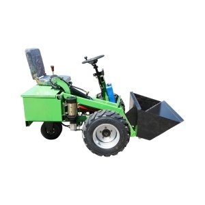 Mini incarcator frontal electric cu 3 roti, 2 motoare 2200W/1500W, baterie 48V/52Ah, capacitate ridicare 150kg, cupa 1000x550mm Breckner Germany - Img 4