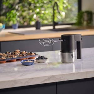 Mixer Beko HMM81504BX, 500W, 4 trepte de viteza, functie Turbo, negru/inox - Img 7