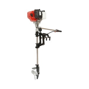 Motor barca pe benzina 2.5CP, 2T 52cc, portabil, turatie 7500rpm, cizma lunga reglabila THOR
