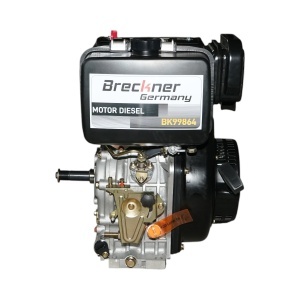 Motor diesel 10CP 186F, 418cc, turatie 3600rpm, ax rotund filetat 25.4mm, pornire sfoara Breckner Germany - Img 2
