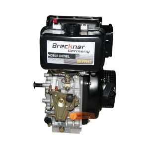 Motor diesel 7CP 178F, 296cc, turatie 3600rpm, ax rotund filetat 19.05mm, pornire sfoara Breckner Germany - Img 2
