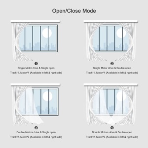 Motor inteligent pentru draperii, perdele PNI SafeHome PT923, WiFi, cu telecomanda inclusa, controlata cu aplicatia Tuya Smart - Img 7
