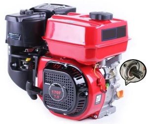 Motor motocultor, motosapa 7CP (ax de 25mm CANELAT) 208 cc Design nou