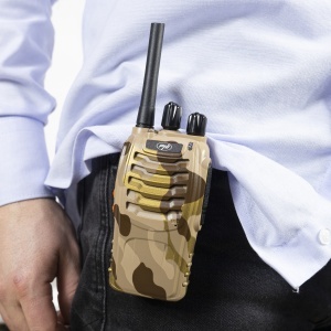 Pachet 8 statii radio portabile PNI PMR R40 CAMO 0.5W, 16 PMR, Li-Ion 1200mAh cu incarcatoare si casti incluse - Img 3