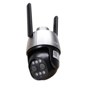 Pachet Camera supraveghere video PNI House IP574 cu Wi-Fi, PTZ, dual lens cu sticky Pad Drapel inclus
