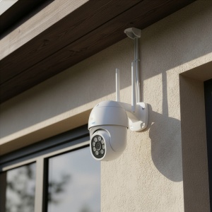 Pachet Camera supraveghere video wireless PNI IP840 PTZ, 8MP 4K cu panou solar fotovoltaic, putere 60W cu acumulator 20A, iesire 12V - Img 10