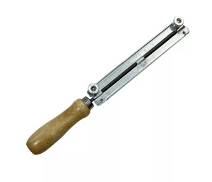 Pila ascutit lant cu sablon si maner lemn Farmertec 4mm