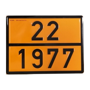 Placa ADR aluminiu - NITROGEN LICHID