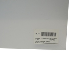 Placa plexiglas transparent 4x1220x1220mm - Img 2