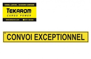 Placuta ,,CONVOI EXCEPTIONNEL" 1200X100mm - Img 2