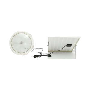 Plafoniera solara LED 200W, 6500K cu panou solar 12W, baterie LiFePO4 5400mAh, senzor miscare si telecomanda IP65 Breckner Germany - Img 5
