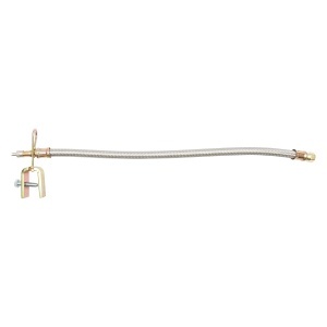 Prelungitor valva roata cu protectie metalica si clips cu surub 50/400mm