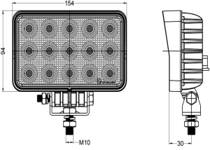 Proiector 60LED 60W 10-30V, 3 ani garantie - Img 2