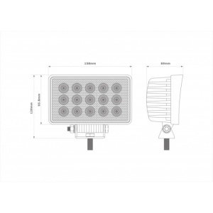 Proiector LED dreptunghiular 45W - Img 4