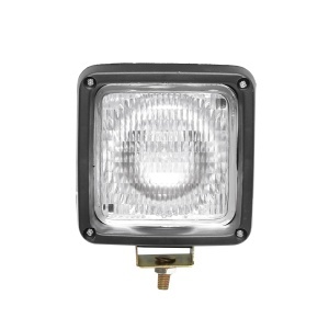 Proiector patrat L=100mm, pentru bec halogen H3 12V 55W - 24V 70W fara bec