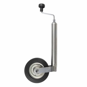 Roata de sprijin 150 kg, teava Ø48 mm, roata 200x50 mm - Img 2