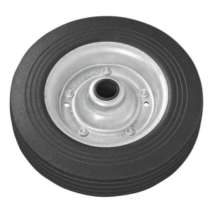Roata pentru protap remorca, plina, janta metalica 200x50mm - Img 3