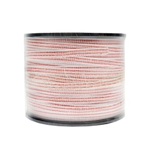 Rola banda rosu-alb fi 10mm, 4x0.16mm SS, 13Ohm/m 250m gard electric Breckner Germany - Img 3
