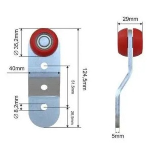 Rola culisare prelata 35,2x8x29 mm