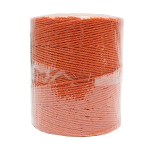 Rola fir portocaliu fi 2mm insertie metalica 3x0.15mm SS, rezistenta 16 Ohm/m, 500m gard electric Breckner Germany - Img 3