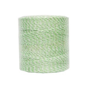 Rola fir verde fluorescent-alb fi 2.5mm 3x0.2mm SS, 1x0.25mm Cu, 1000m gard electric Baisan - Img 3