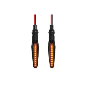 Semnalizare moto 12V cu functie de lumina de zi alba si semnalizare galbena - Img 3