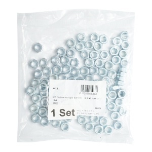 Set 100 piulite hexagonale M8 DIN 934-8.8 - Img 2
