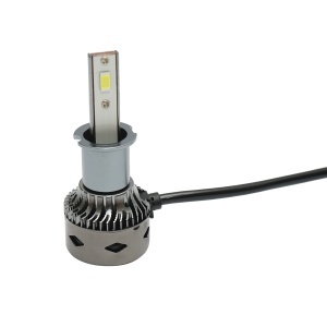 Set 2 becuri auto LED H3, 27W, 12V lumina alb rece - Img 6