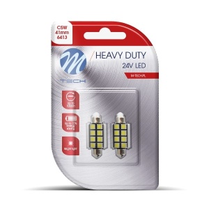 Set 2 becuri LED L9327 - C5W 41mm 8xSMD5050 CANBUS alb