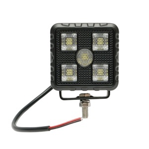 Set 2 proiectoare patrate LED 20W, 9-32V, 5700K, 2000lm, carcasa aluminiu 80x55x74mm IP67 Breckner Germany - Img 4
