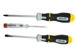 Set 2 surubelnite cu tester de tensiune Condor