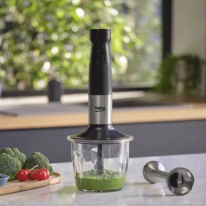 Set blender de mana Beko HBA81762BX, 750W, 12 trepte de viteza +Turbo, 1 l, 5, negru/argintiu - Img 7