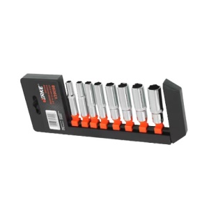 Set chei tubulare lungi, 1/4" 6-13 mm, Verke - Img 2