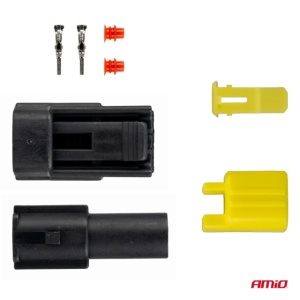 Set conector stecher si priza 1 PIN 2.2mm - Img 2