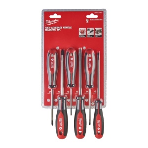 Set de surubelnite cu maner cu trei-fete, set2, 6buc, Milwaukee