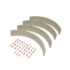 Set ferodouri saboti frana Massey Ferguson, Ford cod OEM 1851062M91, 1851063M91, 3620600M91, 81717317, 81717321, 957E-2021-B, 957E2019A, 957E2021B, 1020, 1020R, 71717000, VPJ8222, 404-2