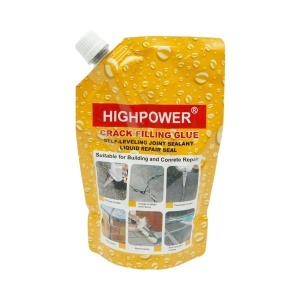 Sigilant autonivelant elastic pentru umplere si reparare fisuri beton gri 500g HighPower