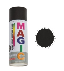 Spray vopsea Negru Lucios 039 400ml Magic