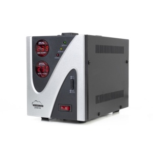Stabilizator de tensiune SilverCloud 2000VA 1200W 9.1A iesire 230V ± 10% - Img 3