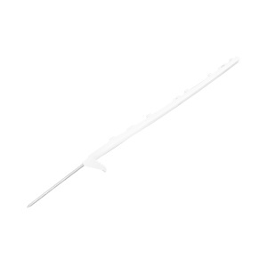 Stalp din plastic 1110mm alb pentru fir gard electric Breckner Germany - Img 3