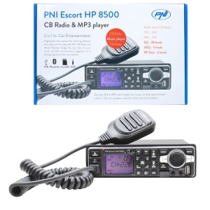 Statie radio CB si MP3 player PNI Escort HP 8500 ASQ include casti cu microfon - Img 6