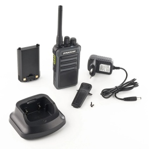 Statie radio PMR 446 portabila PNI Dynascan, 446MHz, 8CH, VOX, Scrambler, 1750mAh, display ascuns, IP55 - Img 9