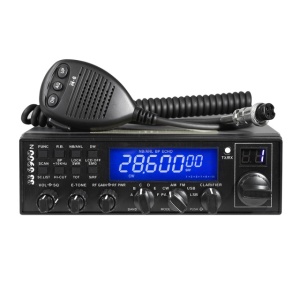 Statie radioamatori CRT SS 6900 N BLUE CB, AM, FM, USB, SSB, CW, PA, 28-29.7Mhz, ASQ, RF Gain, Roger Beep, 12V, programabil