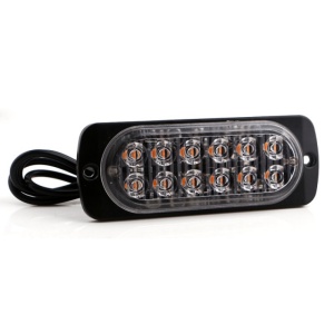 STROBOSCOP SLIM 12 led-uri lumina portocalie